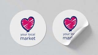 Lapel / Product Stickers – (Sold in batches of 100)