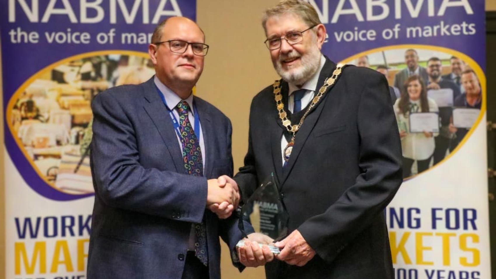 Nick Kasic, Royal Borough of Kensington and Chelsea with NABMA President Councillor Chris Poulter